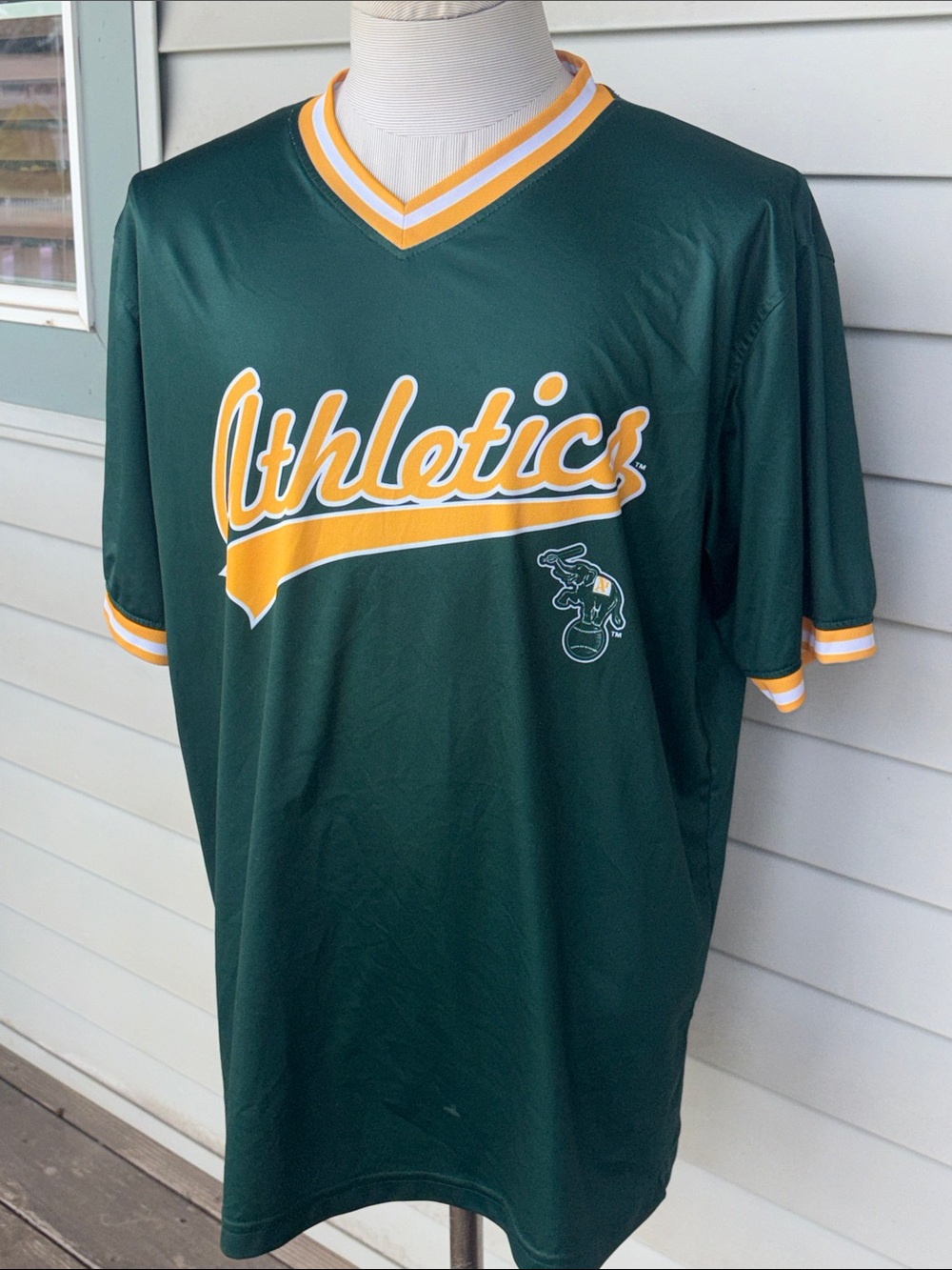 Cooperstown Collection by Stitches Oakland Athletics Jersey. XL.